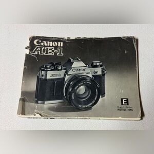 Canon AE-1 - Camera Instruction
Book Manual
